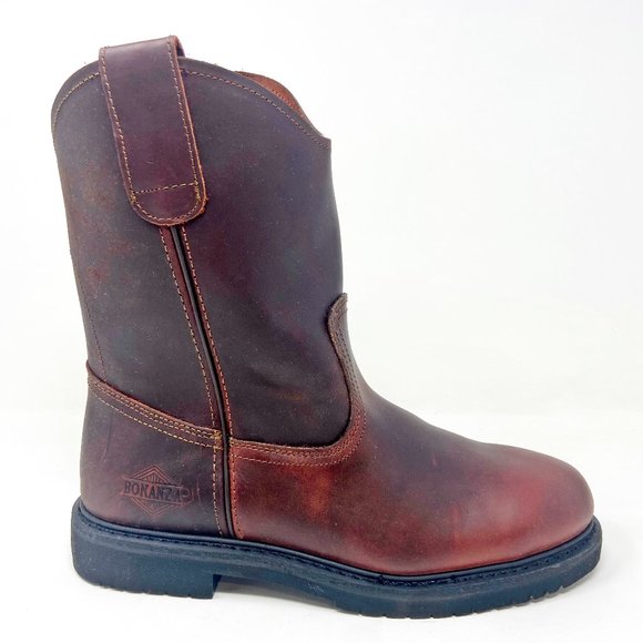 Bonanza Other - Bonanza 10" Goodyear Welt Chedron Full Grain Leather Mens Work Boots BA 103